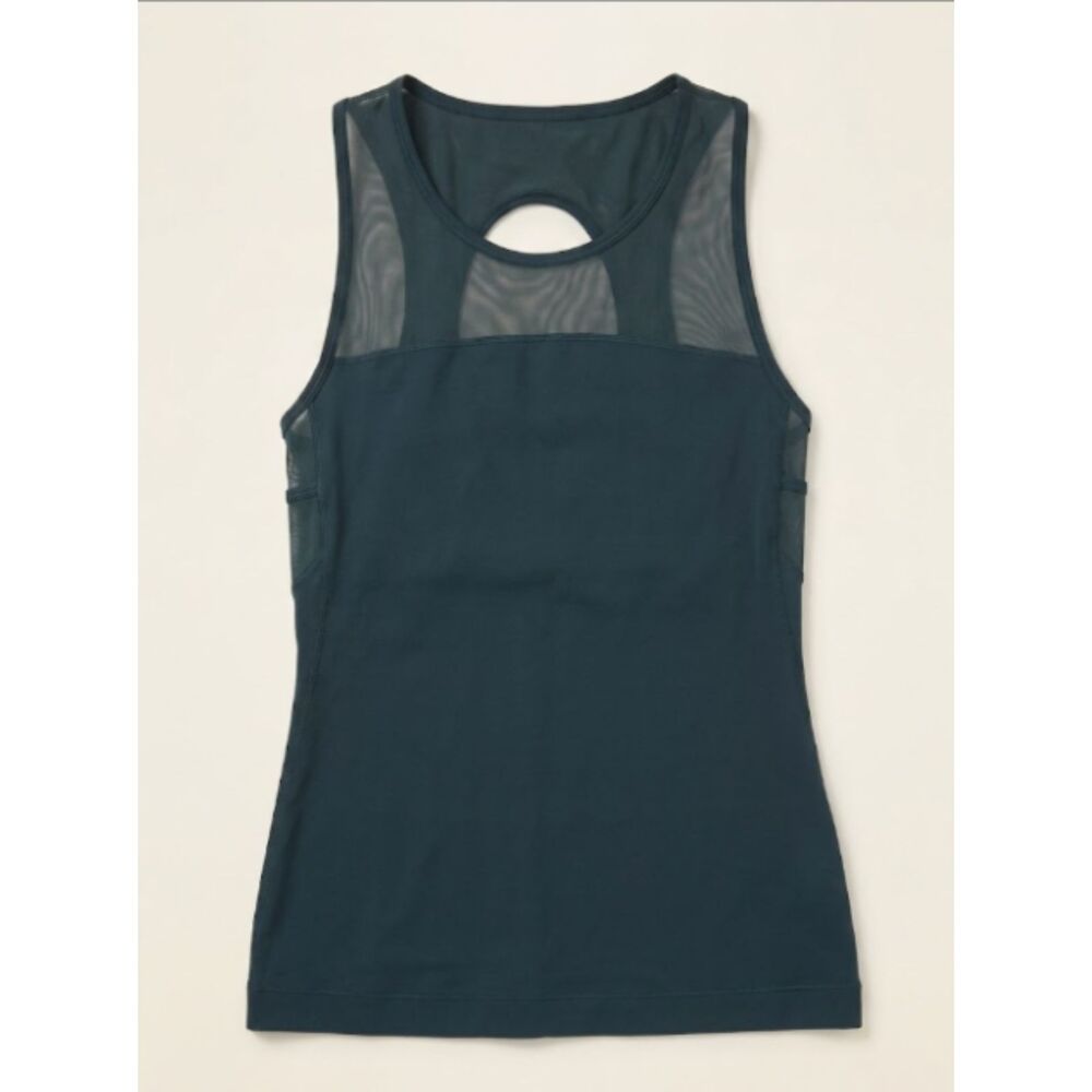 lululemon Home Stretch Tank 4 Submarine Mesh Back Luxtreme Run W1AJTS
